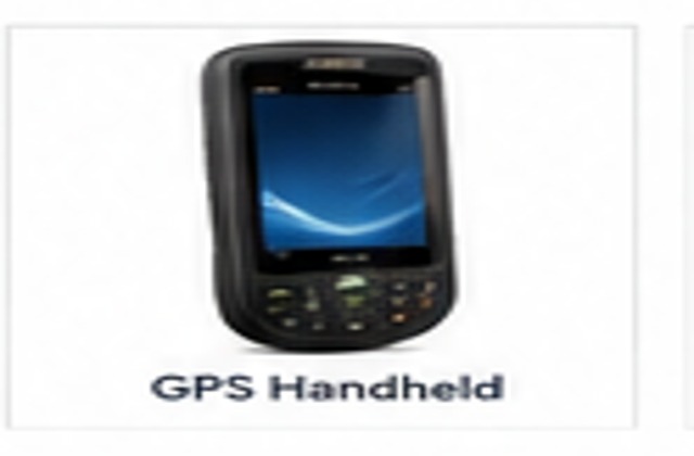 Handheld GPS surveying equipment